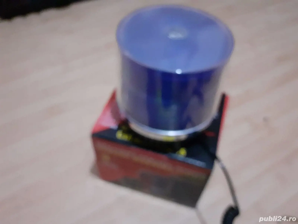 Girofar albastru tip flash, 12-24v