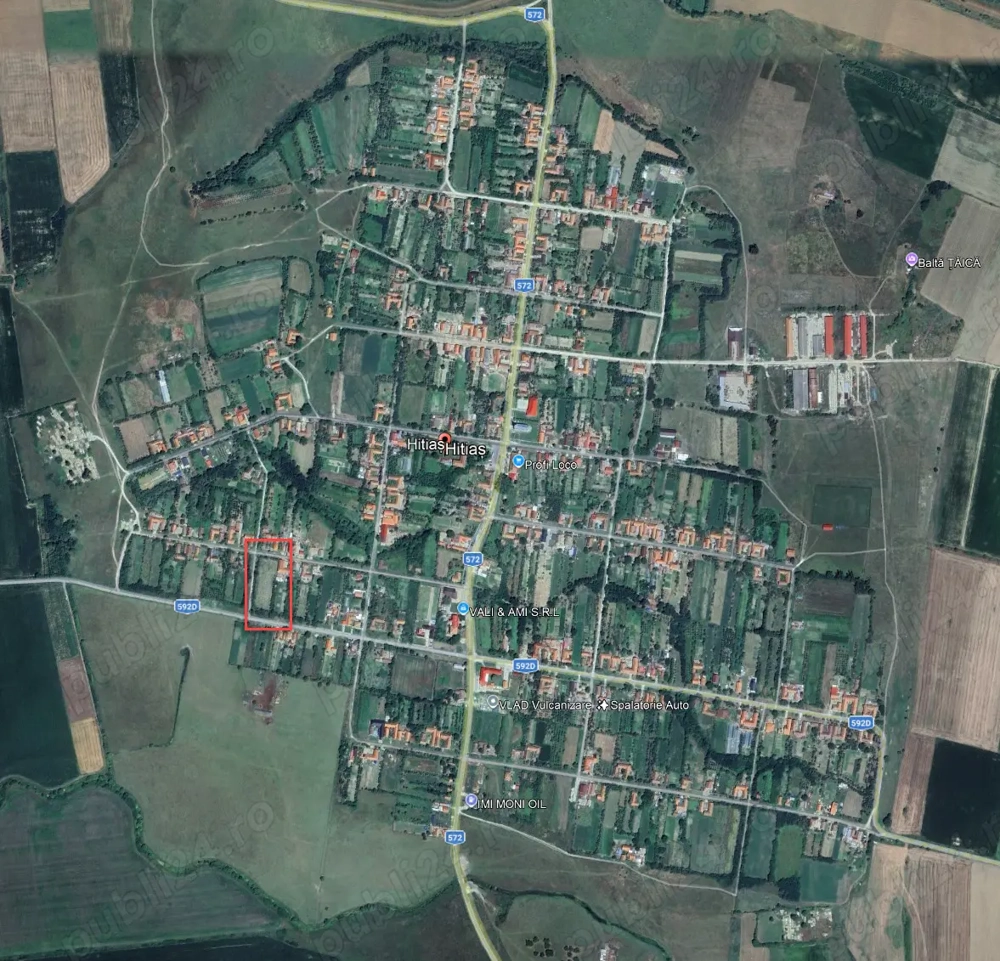 Vând teren intravilan în localitatea Hitiaș