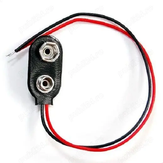 Conector baterie 9V   connector, Arduino, acumulator