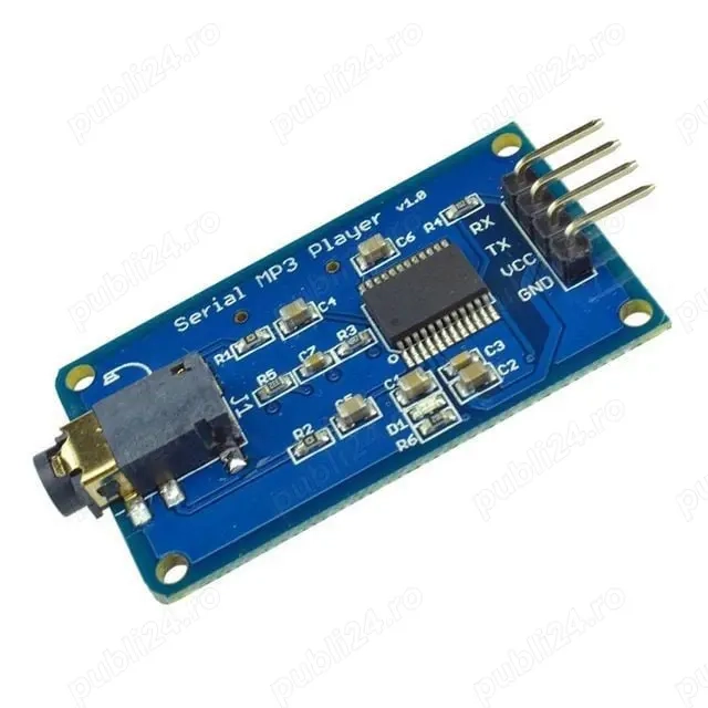 Modul mp3 player Arduino UART TTL serial control playback mode, YX5300
