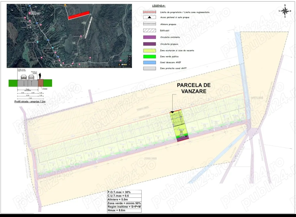 Vand teren intravilan Valea Avrigului, judetul Sibiu