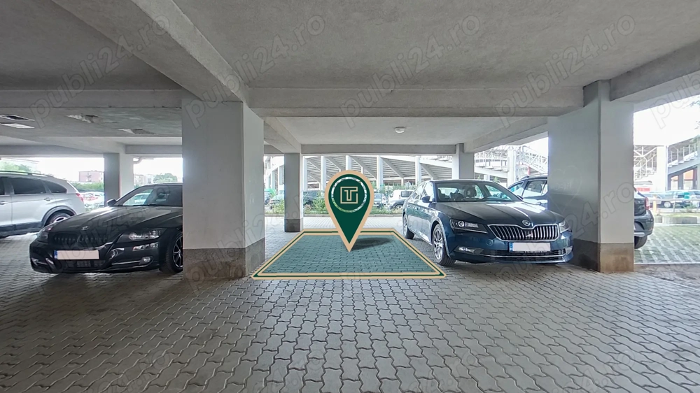 Parcare acoperită cu vedere spre stadionul UTA   Ansamblul Rezidențial Ared