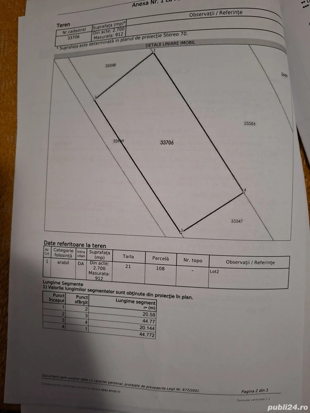 teren intravilan isalnita 900 m teren intravilan isalnita 900 m
