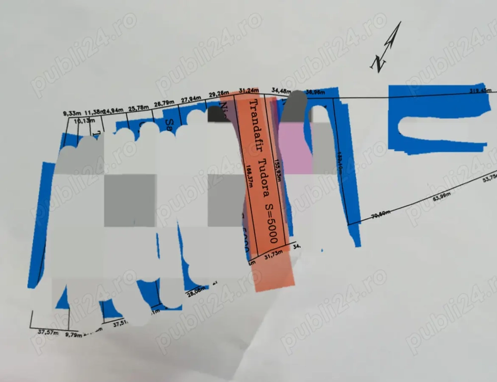 Vand teren intravilan 5000mp Caciulati , Moara Vlasiei