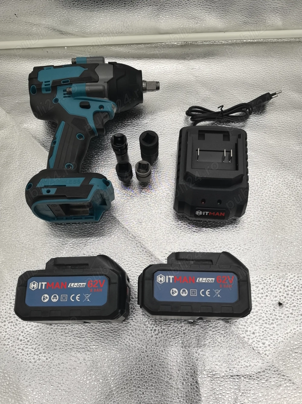 Cheie impact Hitman 62V 1250Nm putere maxima