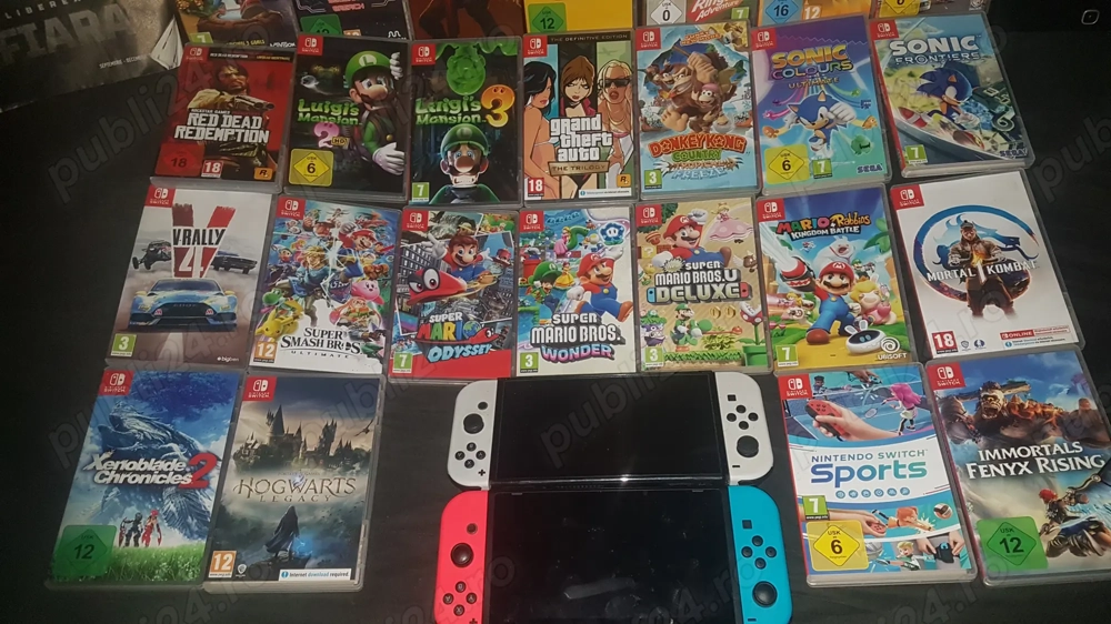 NINTENDO SWICH OLED mario si zelda Trimit in tara