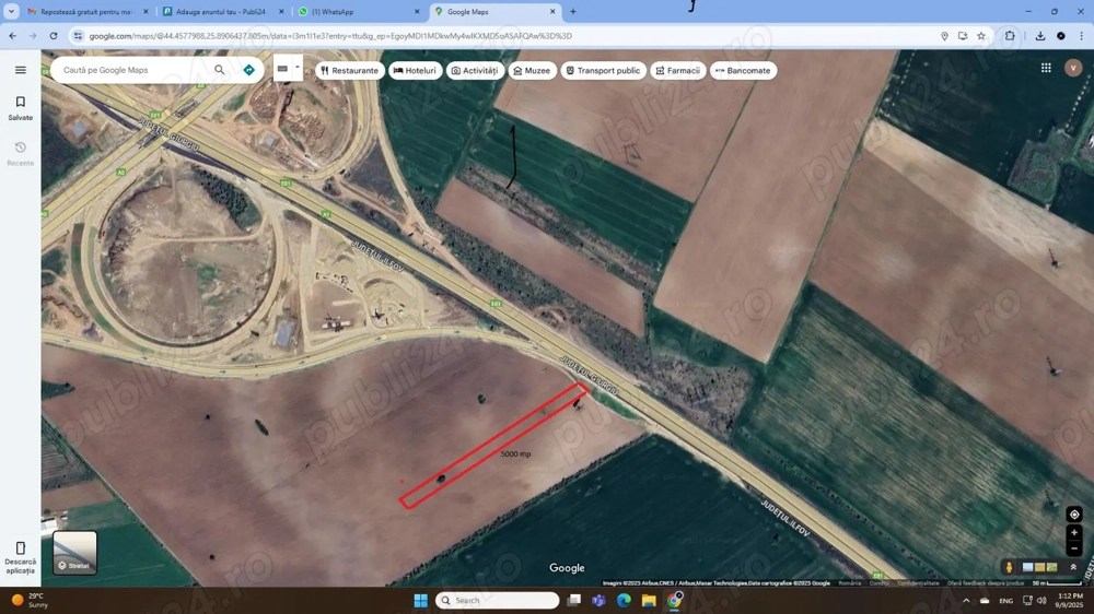 Teren intravilan Ciorogarla A1 Km 16