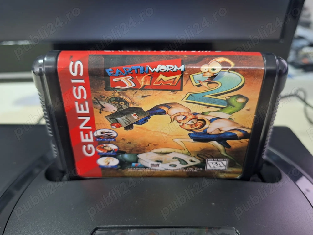 Earthworm Jim 2 caseta discheta clasica Sega Mega Drive Genesis