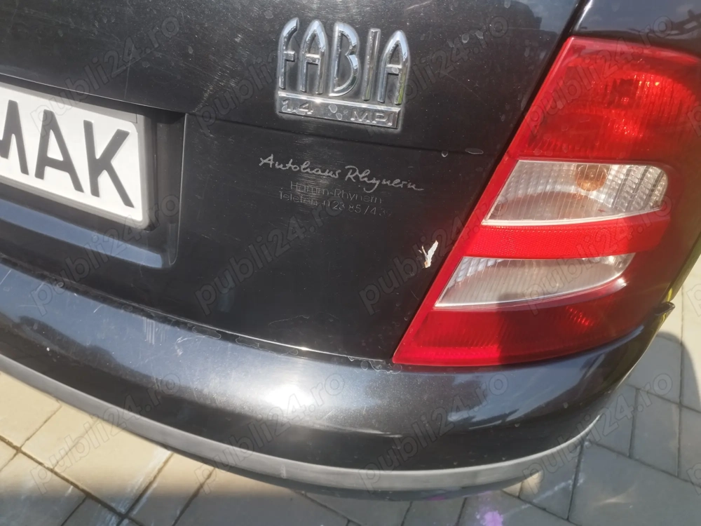 Skoda fabia 1.4 mpi