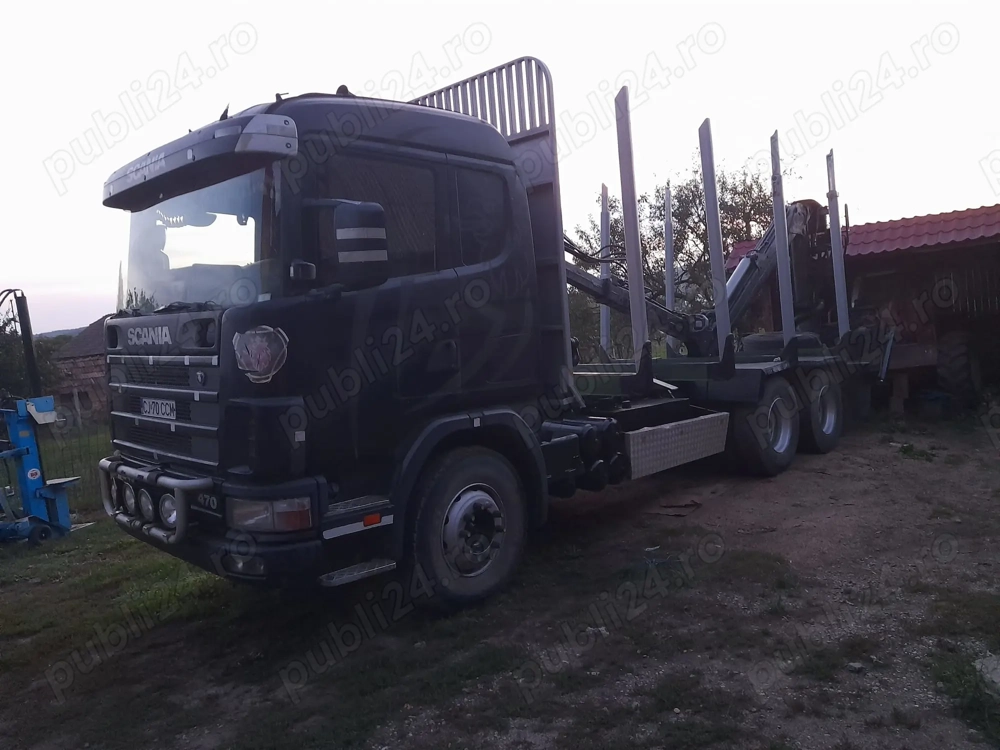 Vând scania 470 cp cu macara Vând scania 470 cp cu macara