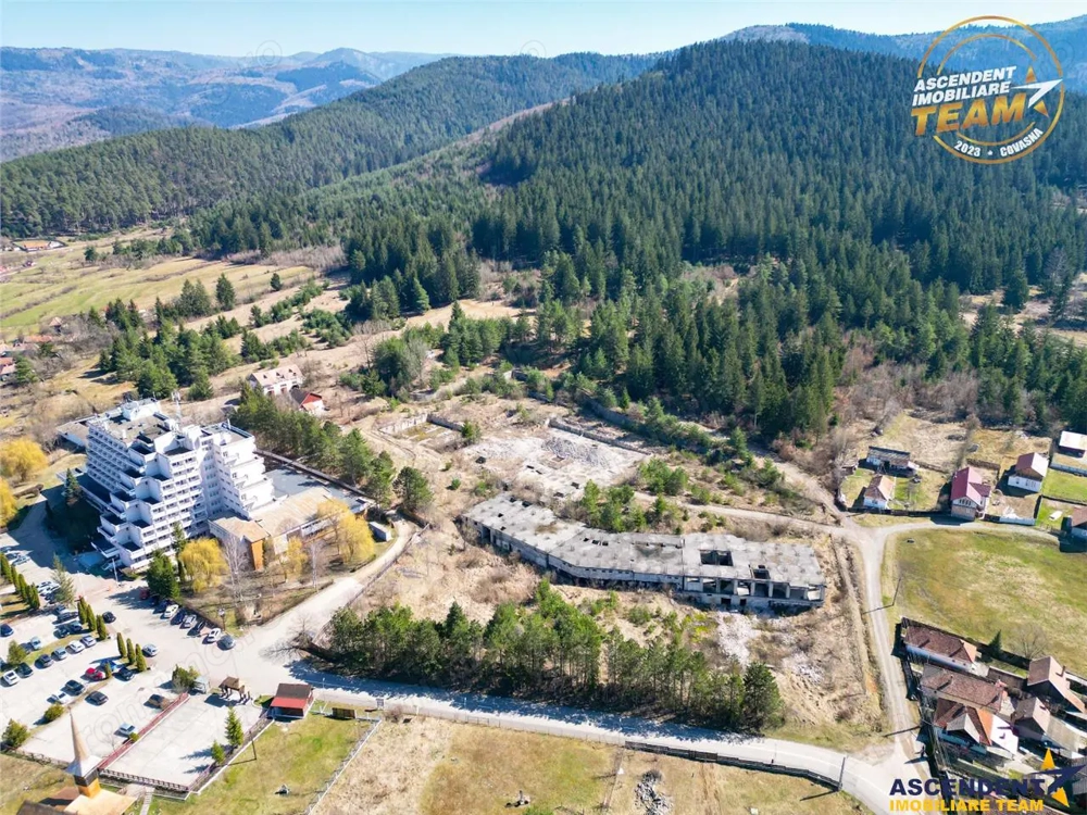 Proiect investitional rezidential aparthotel: 20.000mp teren, in inima statiunii Covasna