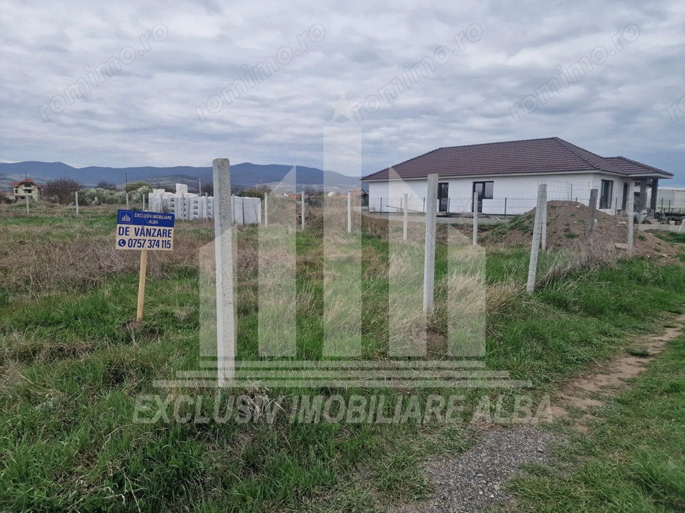 Teren intravilan cu suprafata de 446mp in Partos, Alba Iulia