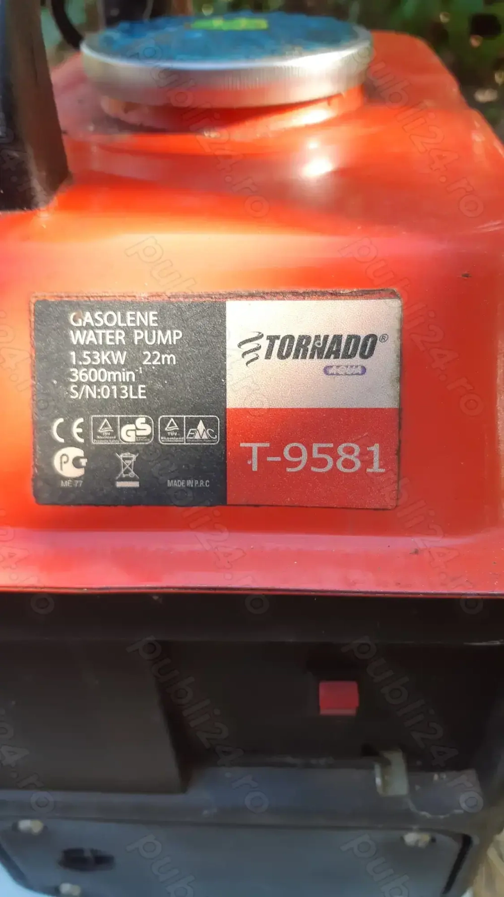 Motopompa de gradine