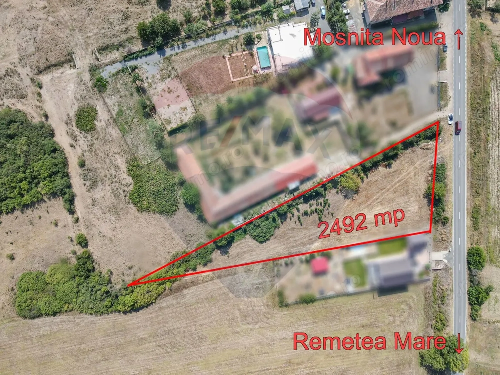 Teren 2,492mp Bucovat (Remetea Mare) / DN principal