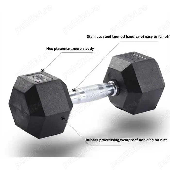 Gantere greutăți fitness sala sport gantere 2,5, 5kg,17.5 kg 