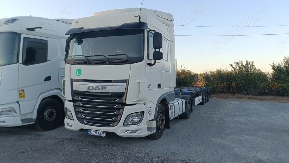 Daf 460 automat + semiremorca Schmitz container