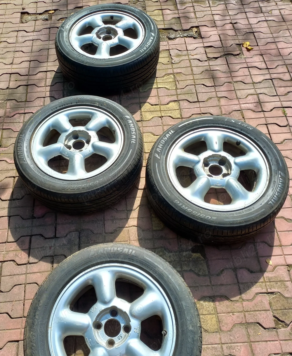 Set 4 jante cu anvelope all season LANDSAIL LS388 205/55/R16 91W M+S dot 0318 foarte putin uzate