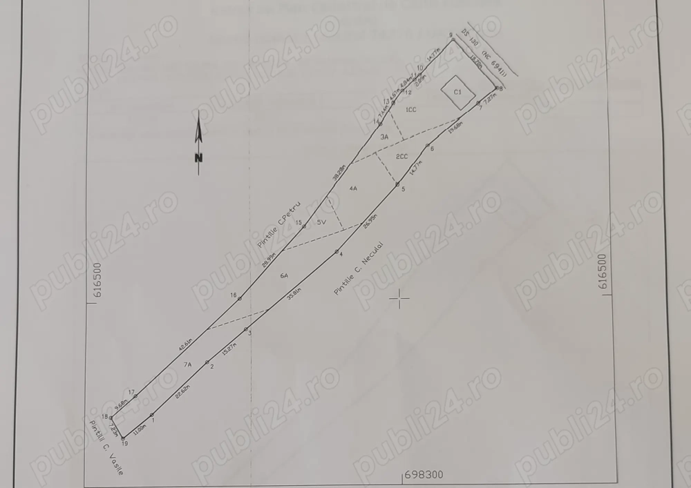Teren intravilan sat Slobozia, com Ciurea 