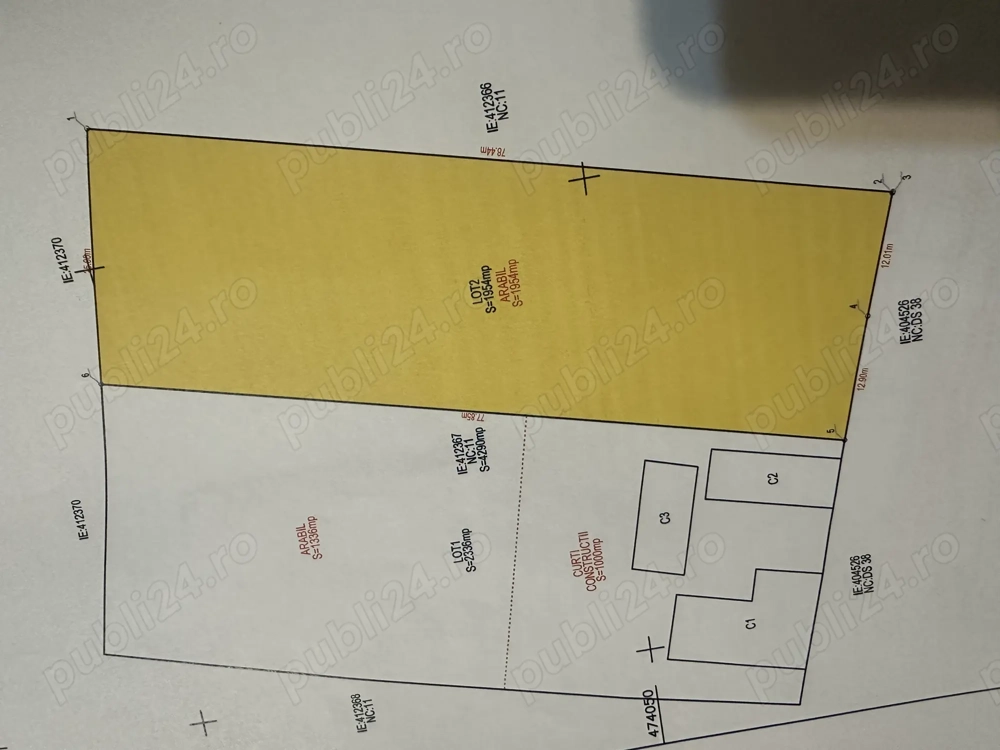 Vând teren intravilan în Ohaba forgaci 