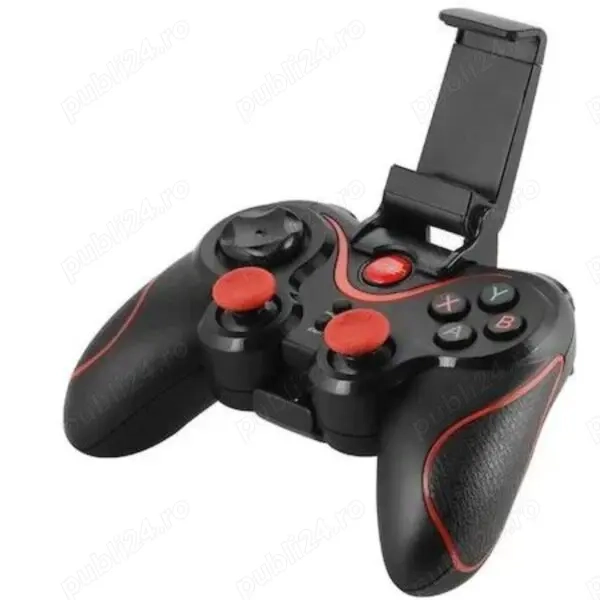 Controller wirelles, Conexiune Bluetooth, Cu Suport Reglabil Pentru Tableta Sau Telefon