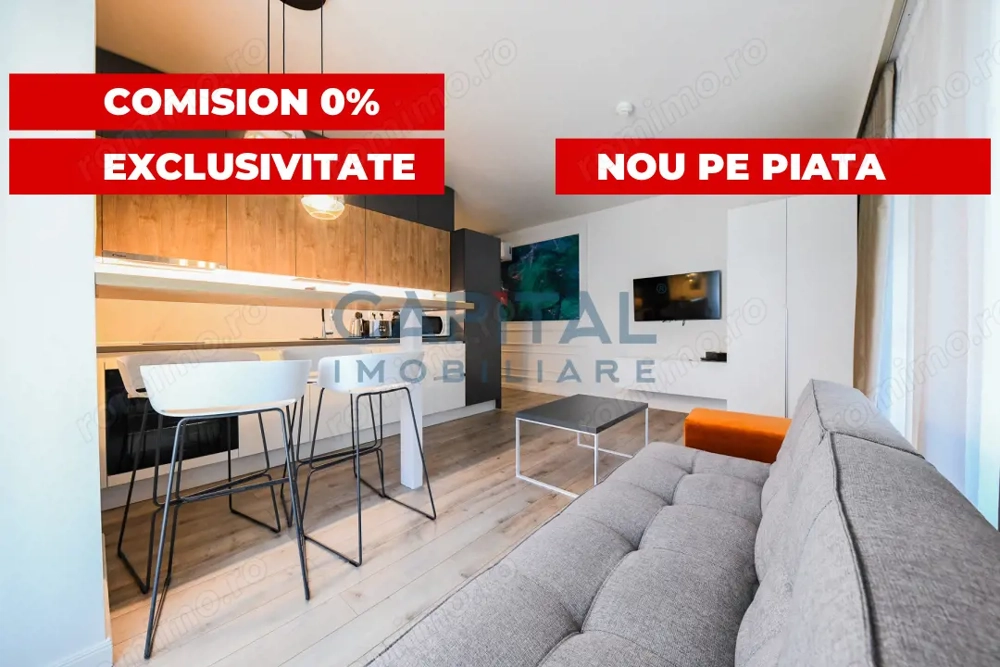 0% Comision! Apartament LUX cu 2 camere de închiriat, Edgar Quinet