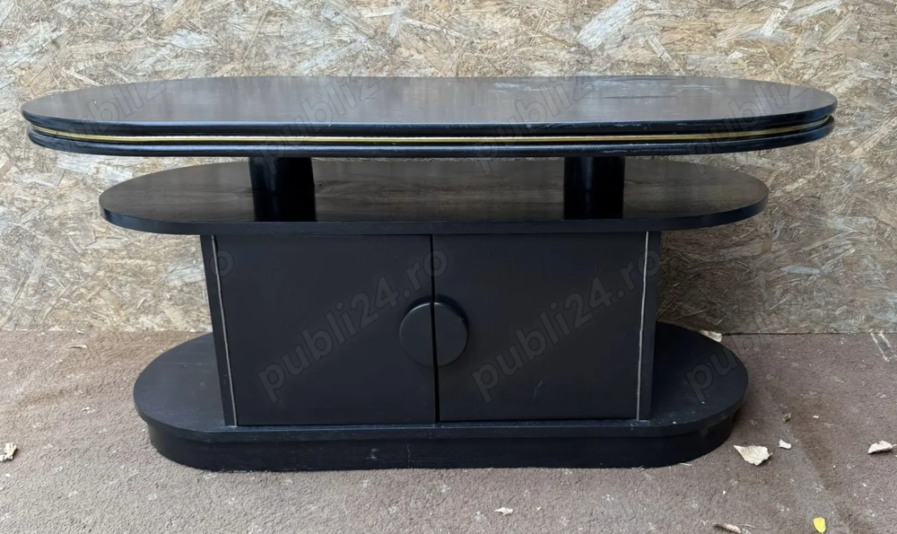 Comoda Vintage Stil Artdeco; Masa din lemn cu blat 119x59 cm