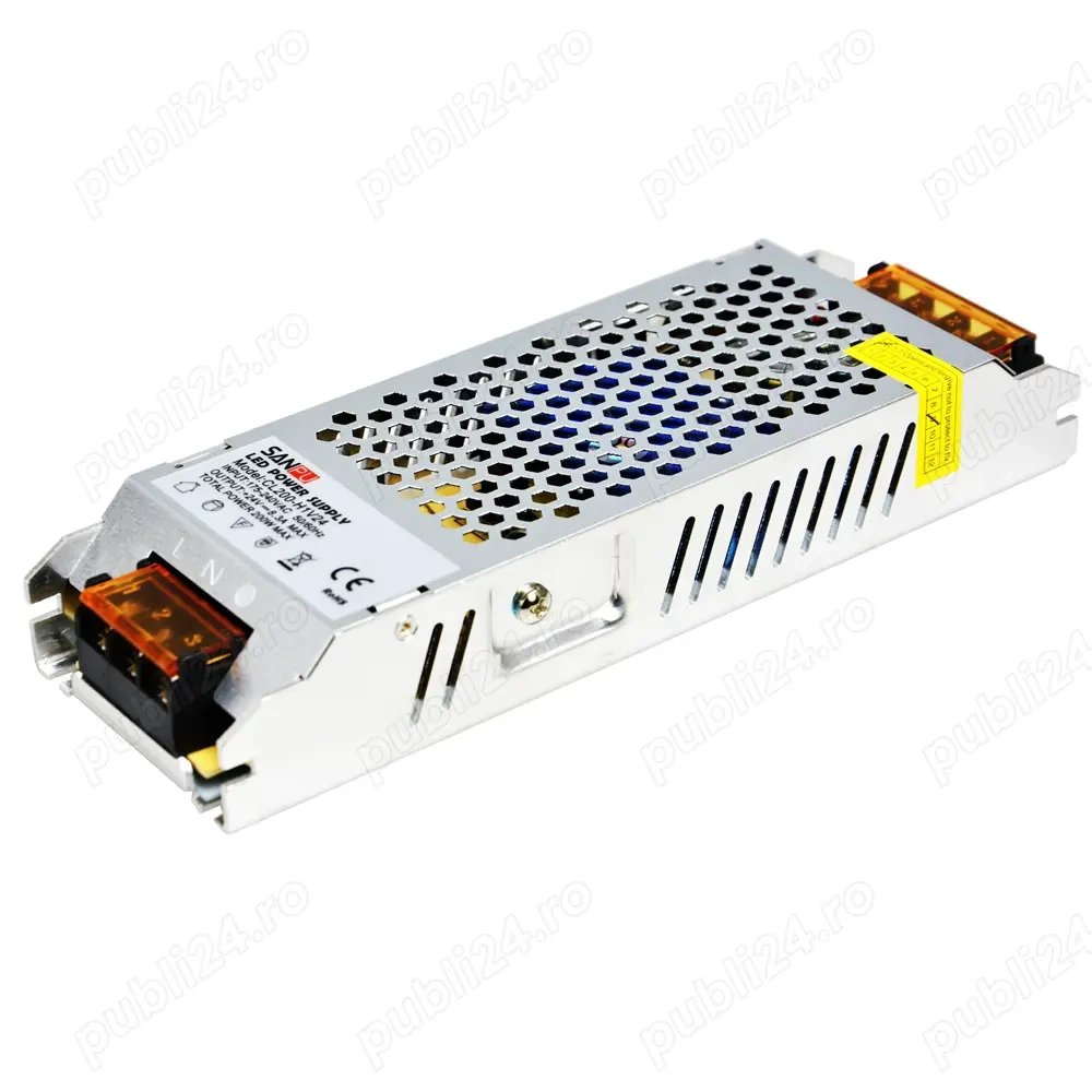 Sursă de alimentare LED SANPU SMPS 24V, 150W 6A, pentru bandă LED