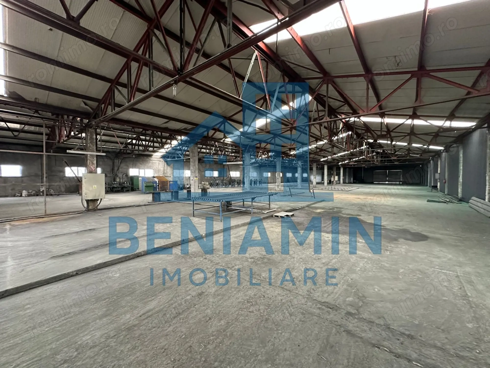 Hale 9000mp-Teren 24.000mp-Industrial-Dolj-Curent Trifazic-Investitie