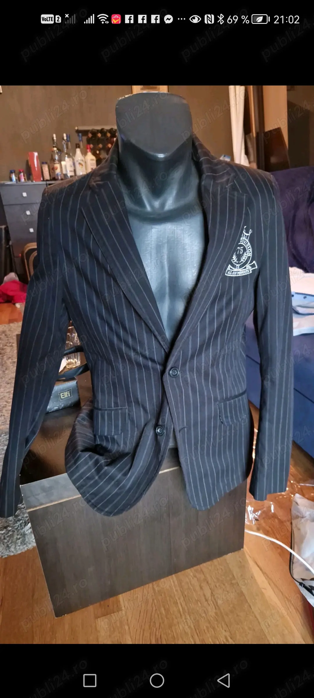 Sacou pentru bărbați de la Zara, gr38-40 M