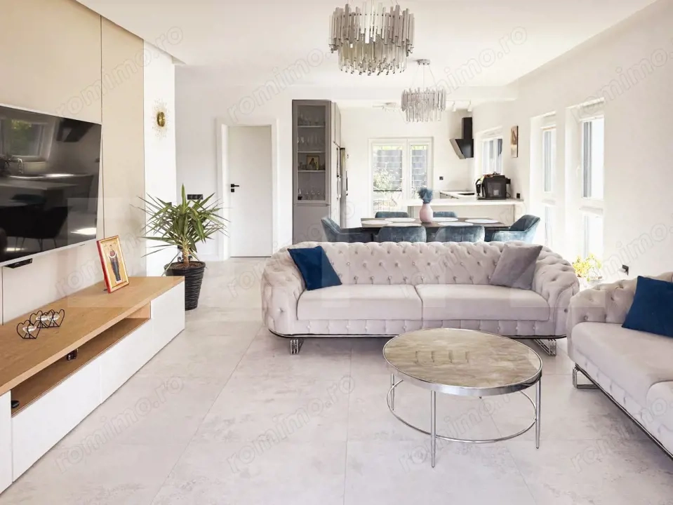 Casă ultra finisată - mobilată - piscină infinity