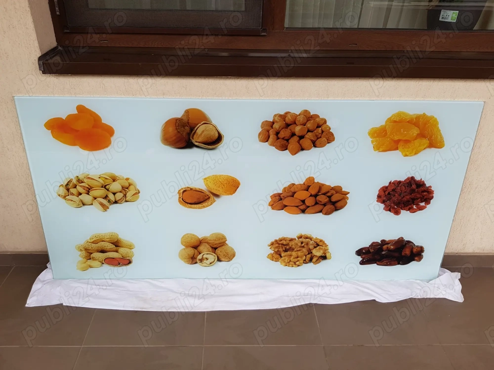 Geam ornamental protectie perete 8mm