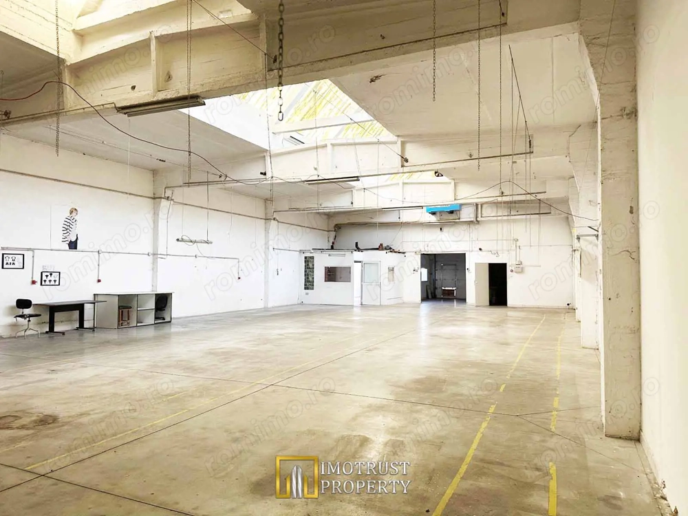 Hală industrială 431 mp de închiriat – central Arad, acces TIR