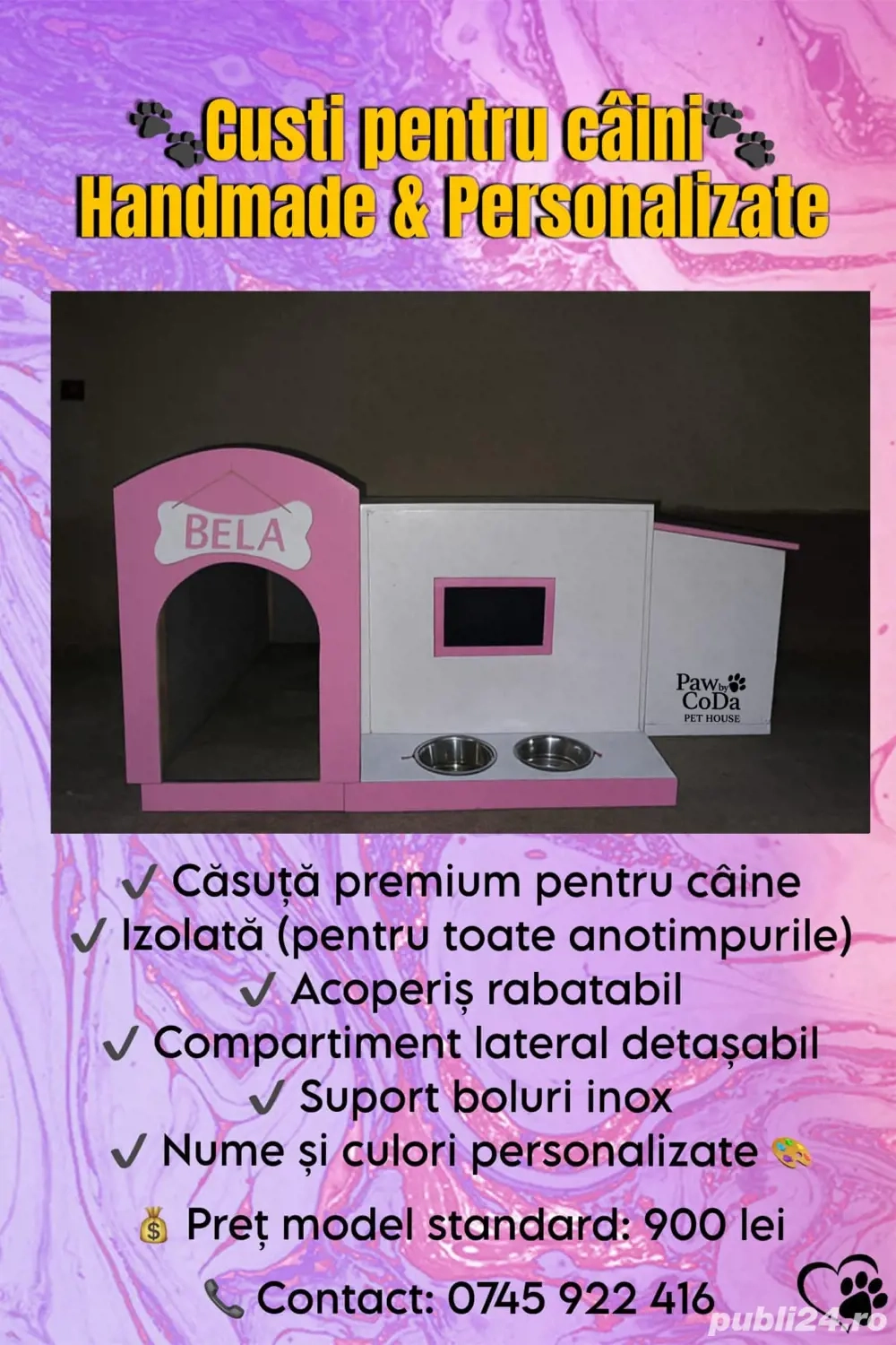 Cușcă pentru câini  Cușcă pentru câini