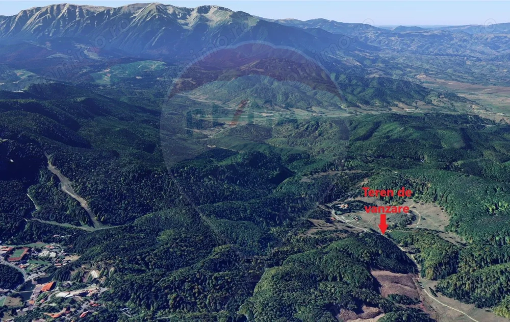 Teren de vis la poarta statiunii turistice Poiana Brașov — 1000 mp