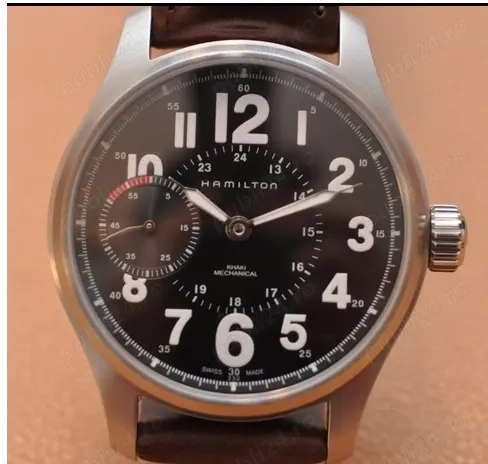 Ceas Hamilton  Khaki Officier - Swiss Unitas 6497