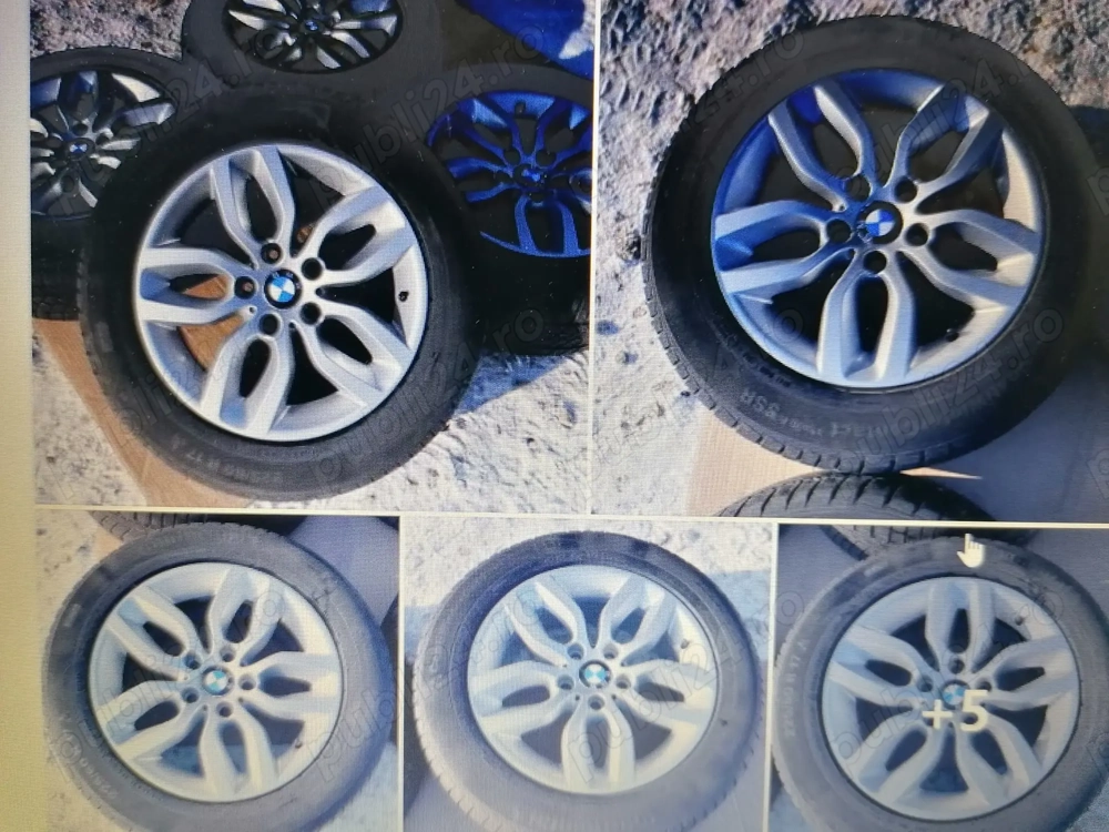jante cu cauciucuri M+S BMW X1,X3, X4