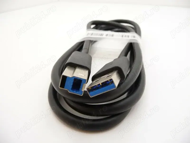 Cablu USB 3.0 A - B negru 1.8m monitor hub imprimanta etc