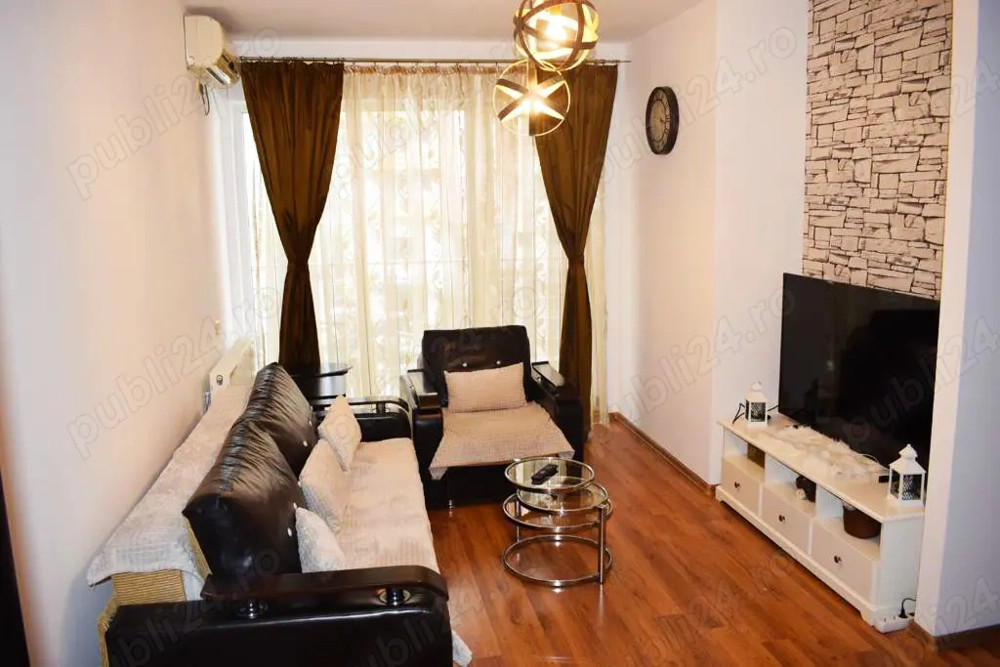 Apartament 2 camere, statie autobuz, centrală termică, complet utilat