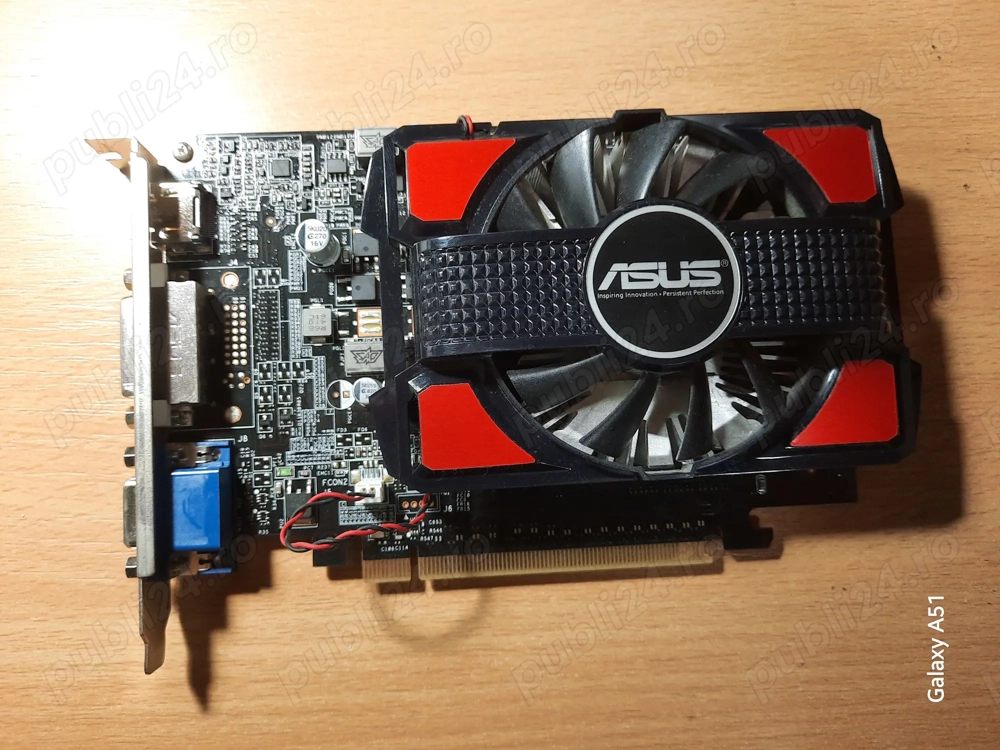Placa video Placa video Asus Nvidia GeForce GT740, 2Gb, DDR3, 128 bit,PCI Expres 3.0