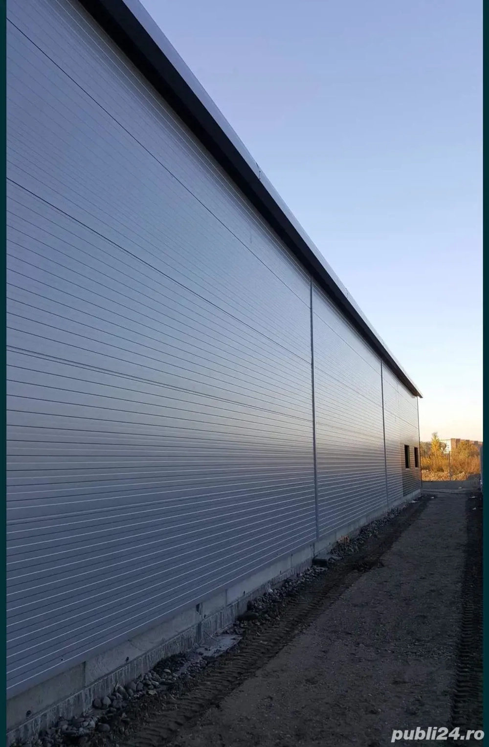 vând hală metalică de pe stoc la preț de producător 