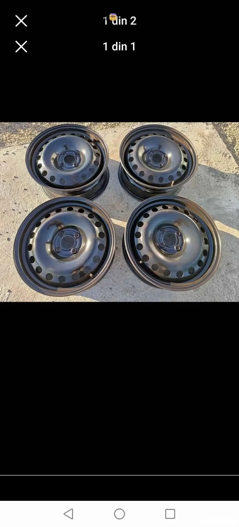 Jante metal 4×100 Dacia-Renault 