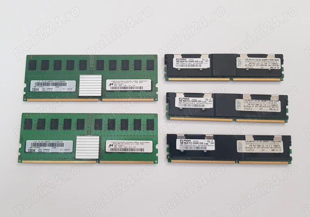 Memorii RAM DDR2 pentru server neprobate