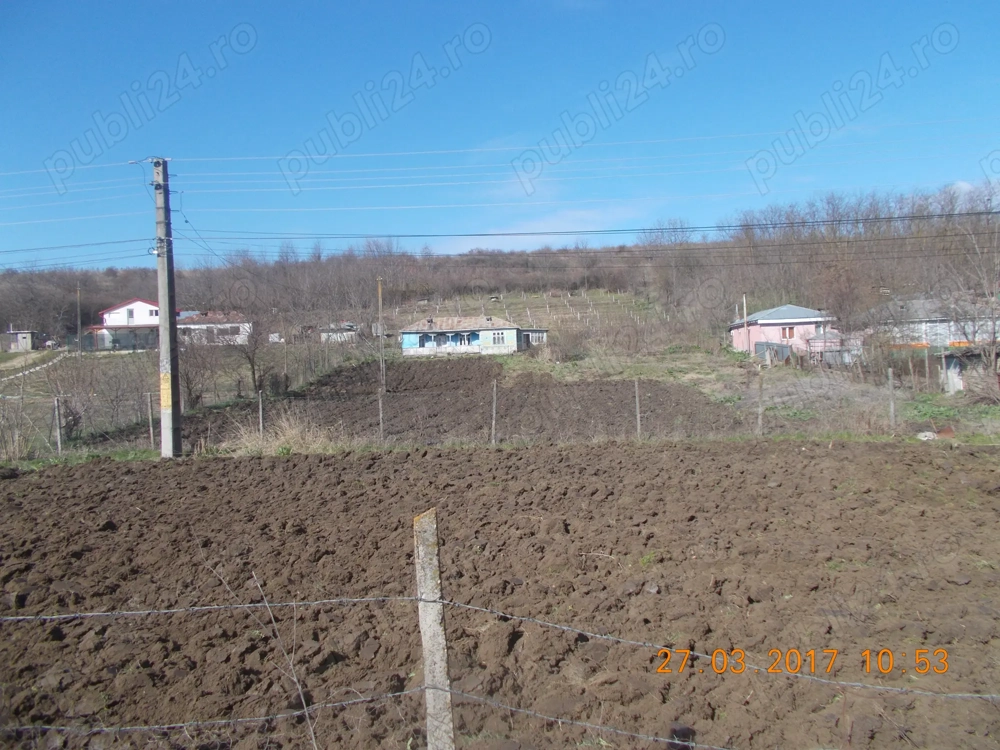 Teren intravilan 3000 m  sat Odaia Manolache, com. Vânători, jud. Galați 