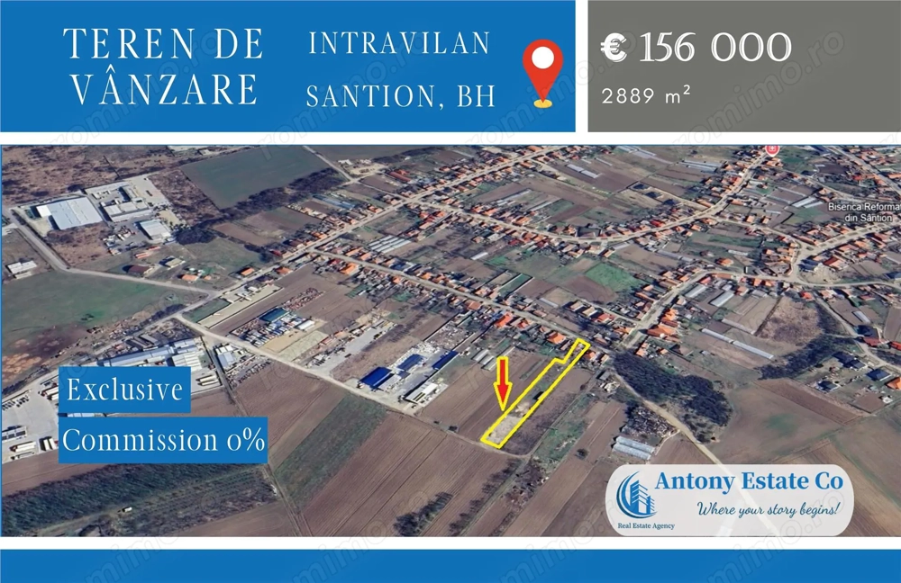 Teren intravilan de vanzare - Santion Teren intravilan de vanzare - Santion