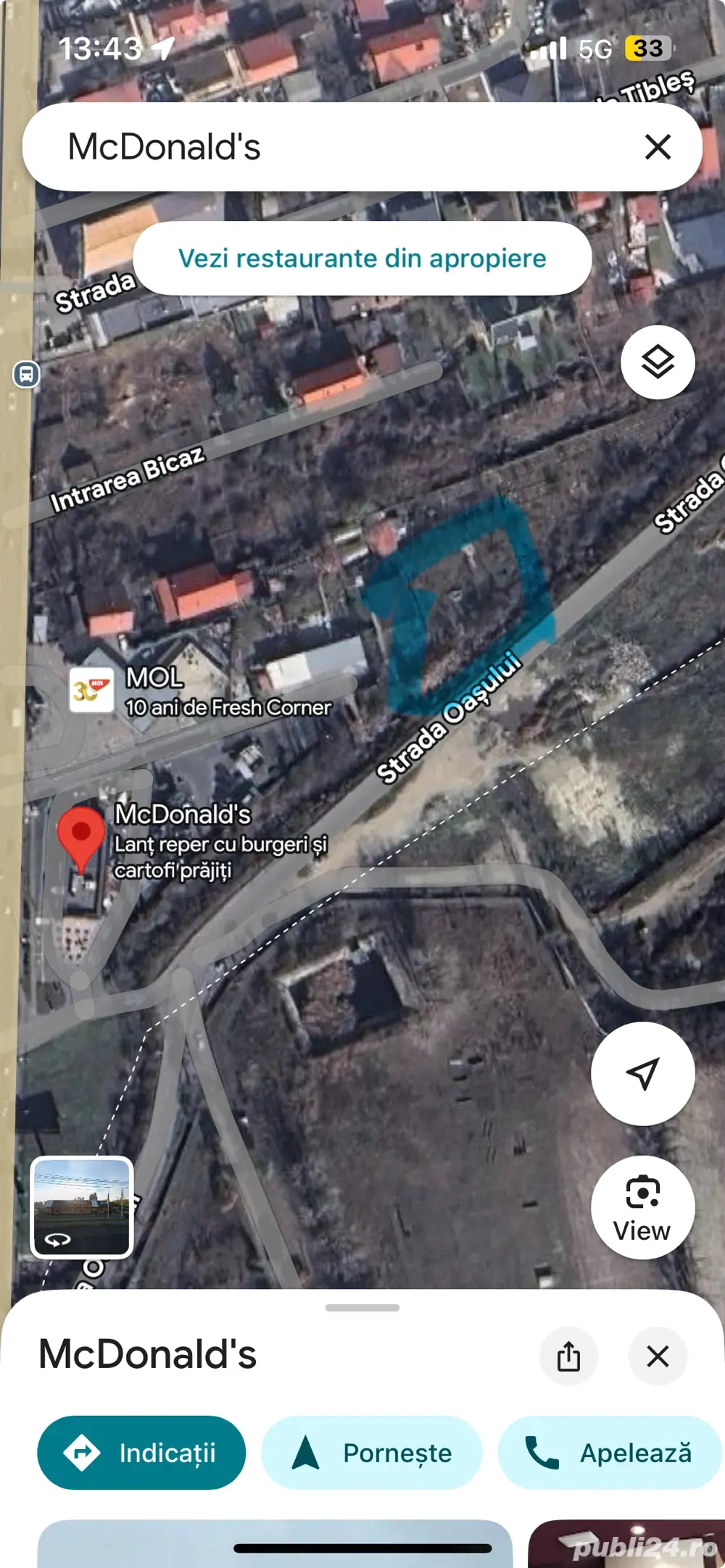 vand teren bucuresti mcdonalds otopeni idealbloc spalatorie auto, rezidential, spatiu comercial