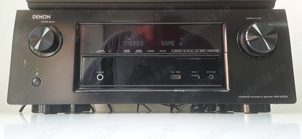 Denon AVR X 2000 amplificator Netwok receiver 4K Ultra HD statie muzica 7.1 film 