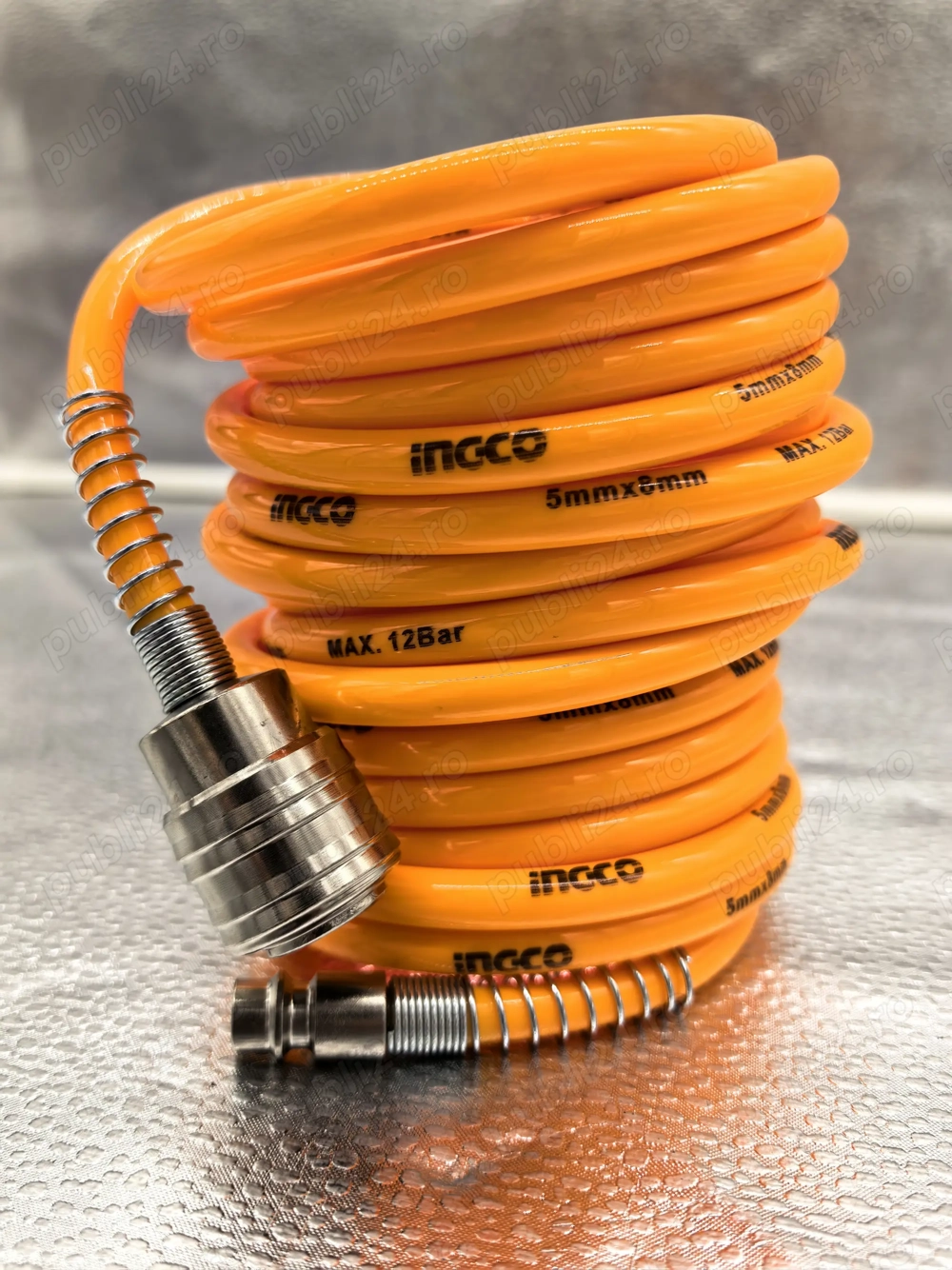 Furtun spiralat aer 5x8mm 10m 49 lei