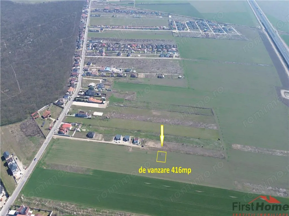 416mp intravilan de vanzare la Crang - Focsani -