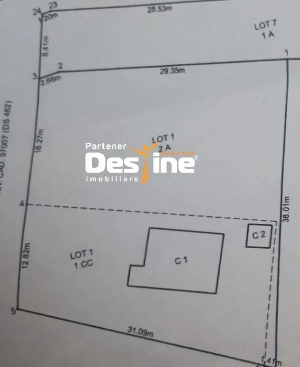 TEREN + casa batraneasca - PROSELNICI, 1075 MP , 59.900 €