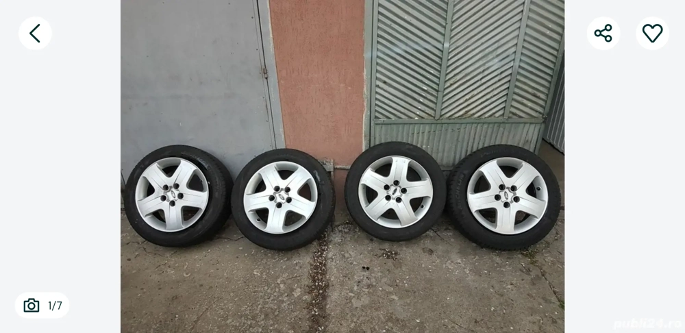 Jante roti Ford 205 55 16 si 205 50 17 aliaj